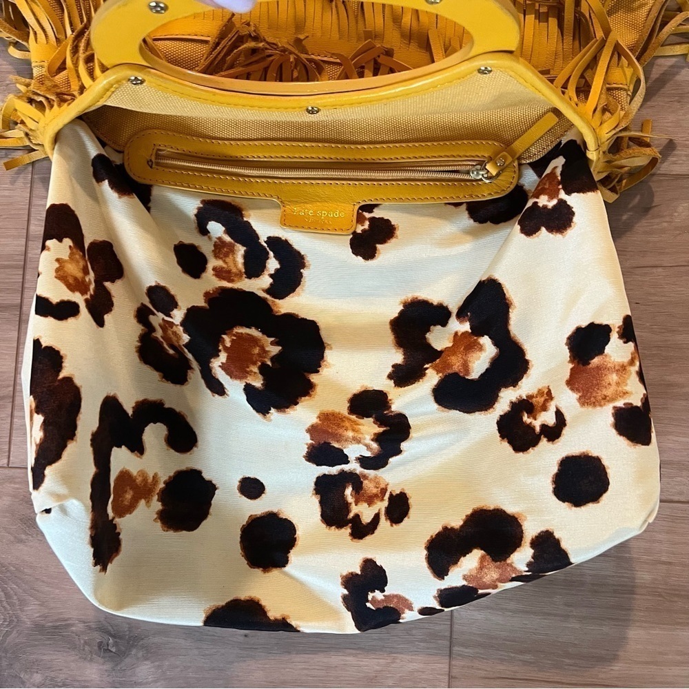 Rare Kate Spade Yuma Ida Leather Fringe Bag - Picture 13 of 17
